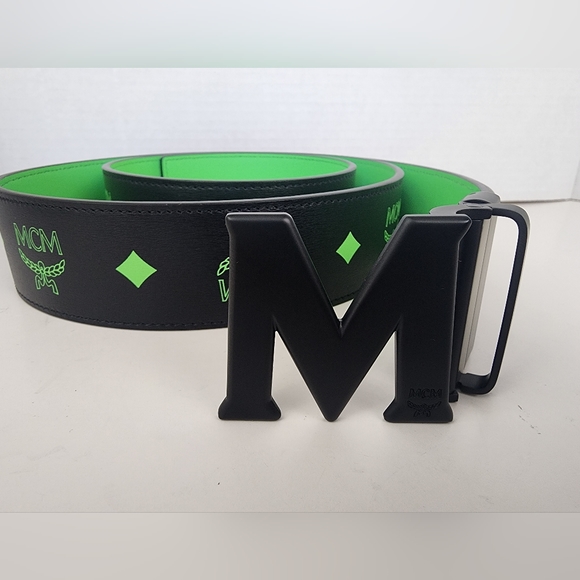 green mcm belt